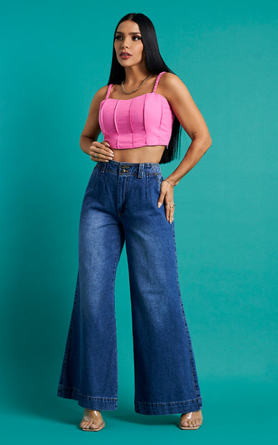 GINY WIDE LEG JEANS