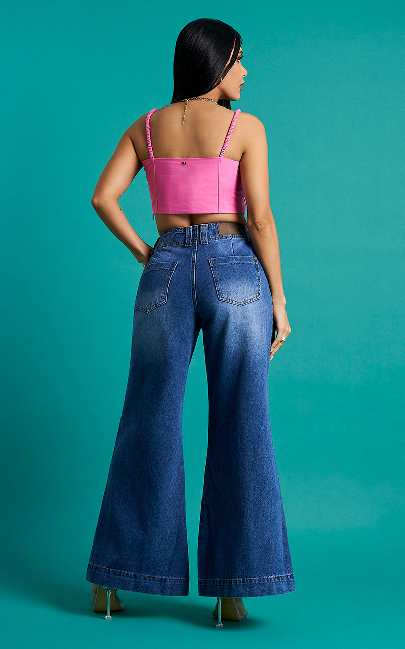 GINY WIDE LEG JEANS