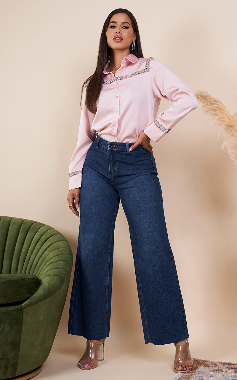 FABRIZIA WIDE LEG JEANS