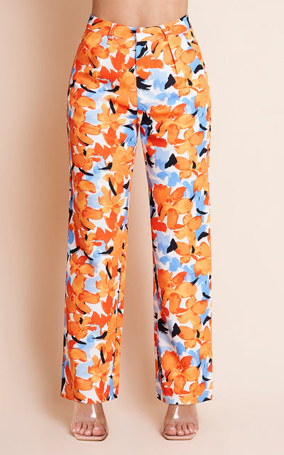 FLORAL WAVES PANTS