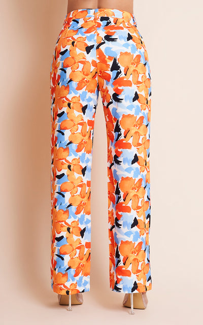 FLORAL WAVES PANTS