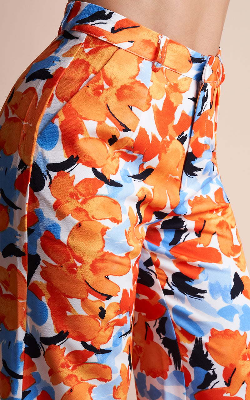 FLORAL WAVES PANTS