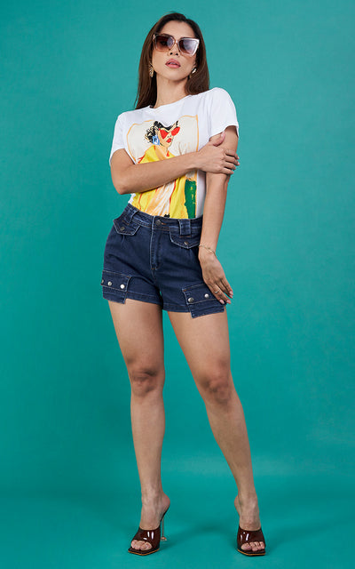 PIXIE DENIM SHORT