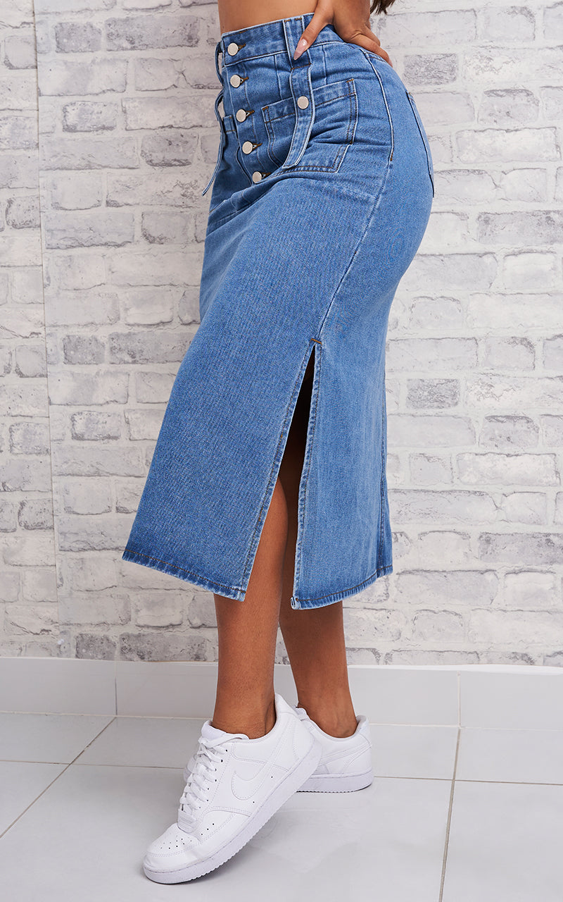 DILAN DENIM SKIRT