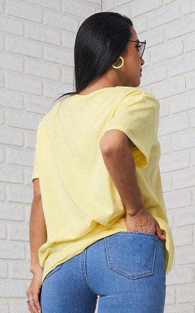 YELLOW T-SHIRT