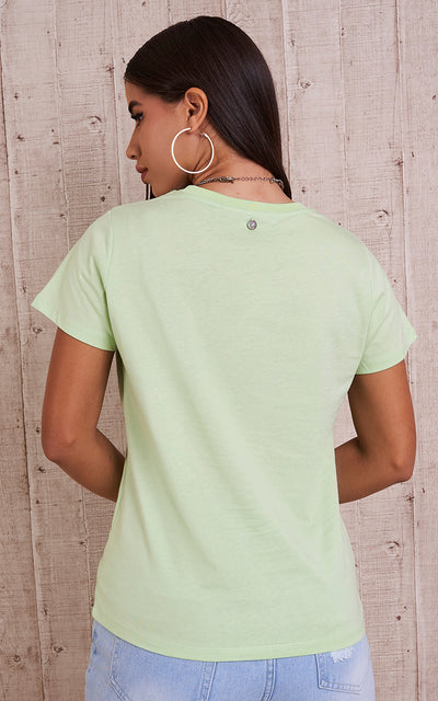 GREEN PALM TREE T-SHIRT