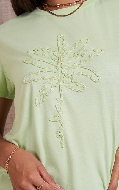 GREEN PALM TREE T-SHIRT