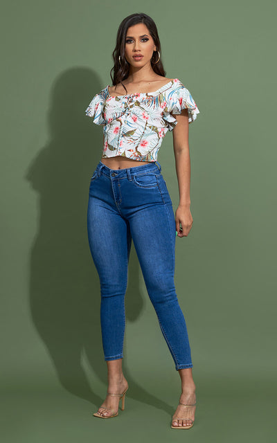 BASIC SKINNY ANKLE JEANS