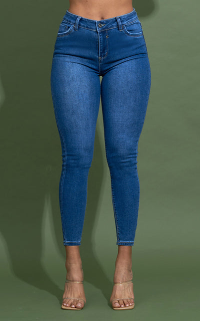 BASIC SKINNY ANKLE JEANS